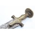 Antique Sword Handmade Old Damascus Faulad Wootz Steel Blade Brass Handle